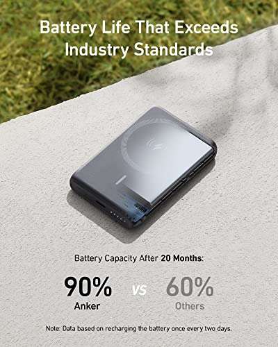 Batterie externe pour iPhone 12 Anker PowerCore Magnetic 5K (Vendeur tiers)