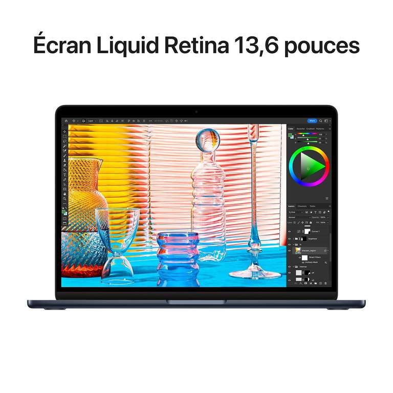 PC Portable 13.6" Apple MacBook Air 13'' - Puce M2, RAM 16 Go, SSD 512 Go (Via Bonus reprise de 120€ en magasin)
