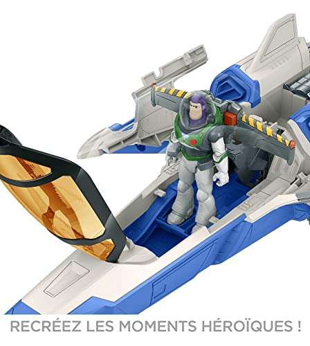 Jouet Mattel Buzz l’Éclair - Vaisseau de combat XL-15 (50 cm) et figurine Buzz l’Éclair (13 cm)