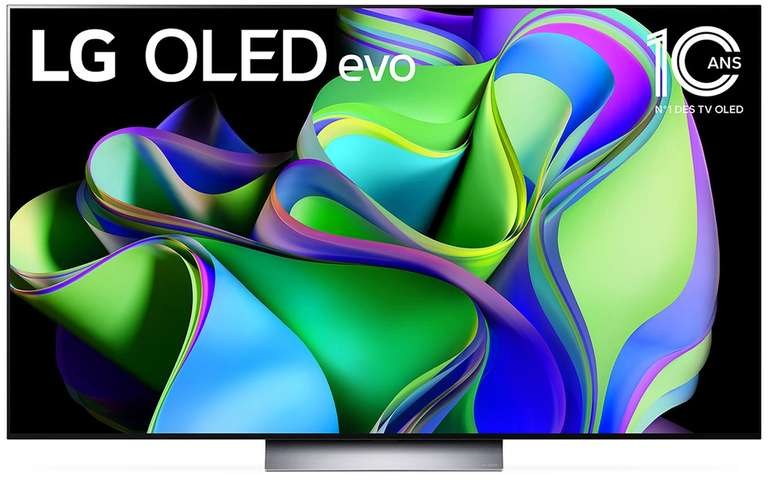 TV 65" OLED LG OLED65C3 2023 - 4K, HDR, Smart TV, HDMI 2.1, Dolby Vision IQ, Dolby Atmos (+100€ en carte cadeau)