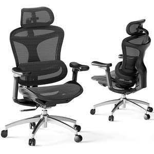 Chaise de bureau ergonomique SIHOO Doro C300 - Noir/blanc (Vendeur tiers)