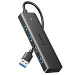 Hub USB 3.0 Ugreen 4 Ports Data, 5Gbps, 15cm - (Via coupon - vendeur tiers)