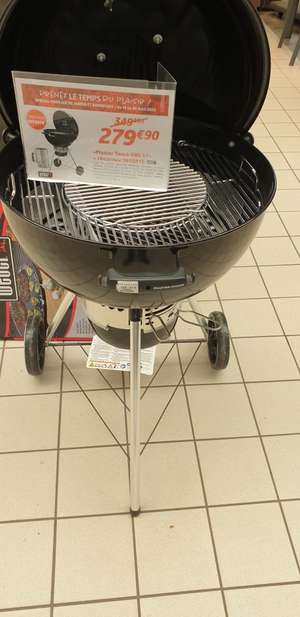 Pack barbecue à charbon Master Touch GBS 5750 (57 cm) + cheminée d'allumage - Vannes (56)
