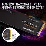 SSD Interne WD_Black SN850X NVMe Gen 4 - 1 To, 7300 / 6300 MBps
