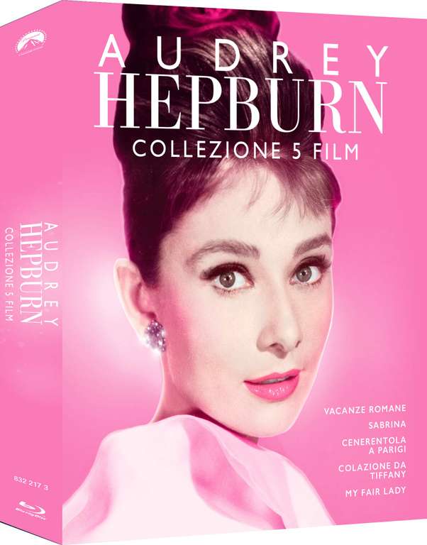 Coffret Blu-Ray Collection "Audrey Hepburn" 5 Films: My Fair Lady + Vacances romaines + Diamants sur canapé, Drôle de frimousse et Sabrina