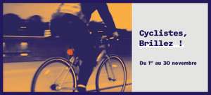Distribution gratuite de Kits de Visibilité pour Cyclistes : Gilets réfléchissants, Kits d’éclairage...