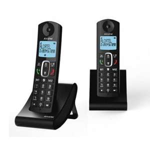 Lot de 2 téléphones fixes Alcatel F685 Duo - sans répondeur (via ODR 10€)