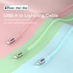 Forinie iPhone Chargeur Câble [Certifié MFi] 2M/Lot de 3 Câble Lightning Charge Rapide