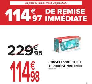 Console Nintendo Switch Lite Bleue Turquoise (Villers-Bocage 14)