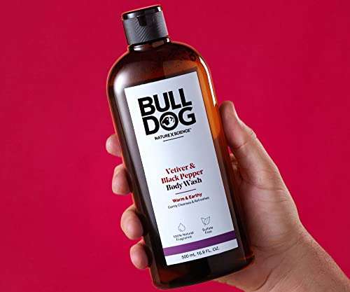 Gel douche Bulldog Skincare Vetiver et Poivre Noir - 500ml