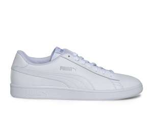 Chaussures en cuir Puma Smash V2 - blanc