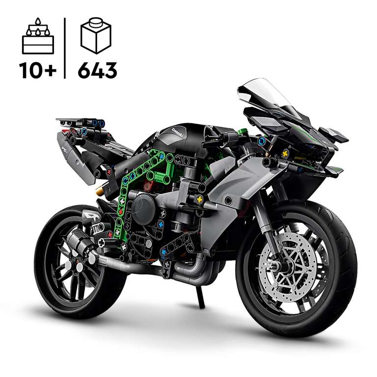 LEGO 42170 Technic La Moto Kawasaki Ninja H2R (via coupon)