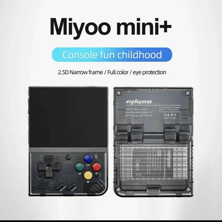 [Nouveaux Clients] Mini console de jeu portable 3,5" Miyoo V2 Mini+