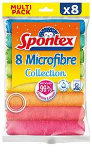 Microfibre multi-usages Spontex Collection - 8 Microfibres