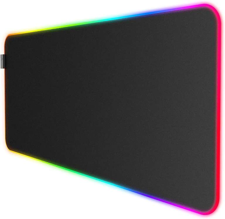 Tapis de souris Anyotherway XXL RGB - 11 modes d'éclairage, 90x40 cm (vendeur tiers)