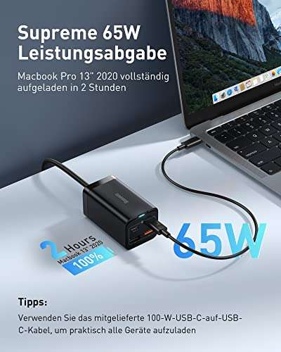 Chargeur USB-C 100 W Anker PIQ 3.0 pour MacBook Pro/Air, iPad Pro, iPhone  14 avec câble inclus (via coupon, vendeur tiers) –