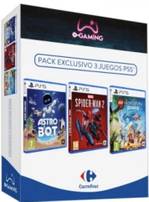 Pack 3 jeux PS5 - Astro Bot + Spiderman 2 + Lego Horizon Adventures (Frontaliers Espagne)