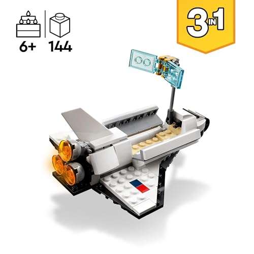 Jeu de construction Lego Creator (31134) - La Navette Spatiale 3-en-1 (via coupon)