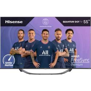 TV 55" Hisense 55U7HQ (2022) - QLED, 4K UHD, 100 Hz, HDR, Dolby Vision, HDMI 2.1, VRR / ALLM, FreeSync Premium (Via ODR de 200€)