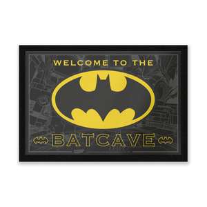 Sélection de tapis d'entrée en promotion - Ex : Paillasson Welcome To The Batcave DC Comics
