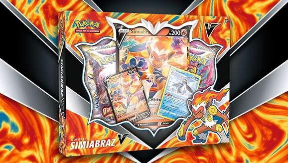 Sélection de coffrets Pokémon en promotion - Ex: Coffret de cartes Simiabraz V (Via 12.50€ sur la carte de fidélité - Via retrait magasin)
