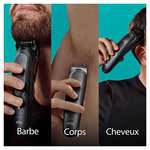 Tondeuse Tout-En-Un Series 7 Braun MGK7491, 17-en-1 pour Barbe, Cheveux et Corps