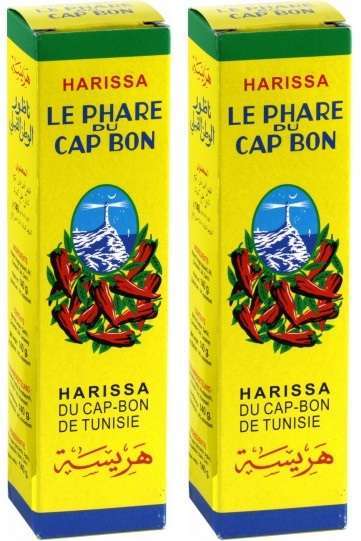 Lot de 2 Tubes de Harissa Le phare du Cap Bon - 2 x 140g