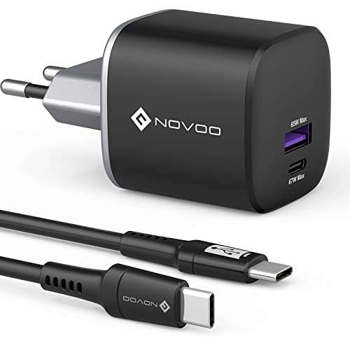 Chargeur USB C 65W NOVOO avec GaN (via coupon - vendeur tiers)