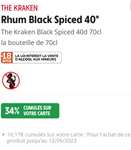 Rhum The Kraken Black Spiced - 70 cl (via 10,17€ sur la carte fidélité)
