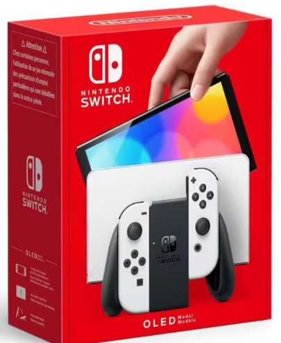 Console Nintendo Switch OLED Blanche (version importée)