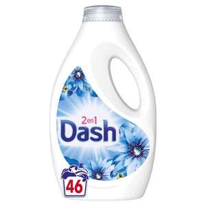 Lessive liquide Dash envolée d'air 46 lavages (via 10,43€ de fidélité et 5,06€ d'ODR)