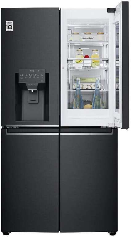 Réfrigérateur / congélateur américain LG InstaView Door-in-Door GMX945MC9F - No Frost, 638 L (365+273), F