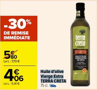 Huile d'olive Vierge Extra Terra Creta - 75cl