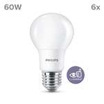 Lot de 6 ampoules Philips Lighting LED Standard E27 60W Blanc