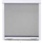 Moustiquaire de fenêtre en aluminium laqué blanc - L160 x H170 cm