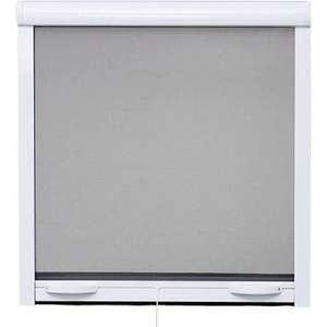 Moustiquaire de fenêtre en aluminium laqué blanc - L160 x H170 cm