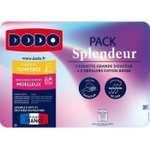 Pack couette Dodo 220 x 240 cm + 2 oreillers 60x60 cm + polyester FCS 300 g/m², blanc