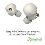 Écouteurs intra-auriculaires sans fil Sony WF-1000XM4 (Argent) - Réduction de bruit active ANC (Occasion - Très bon)