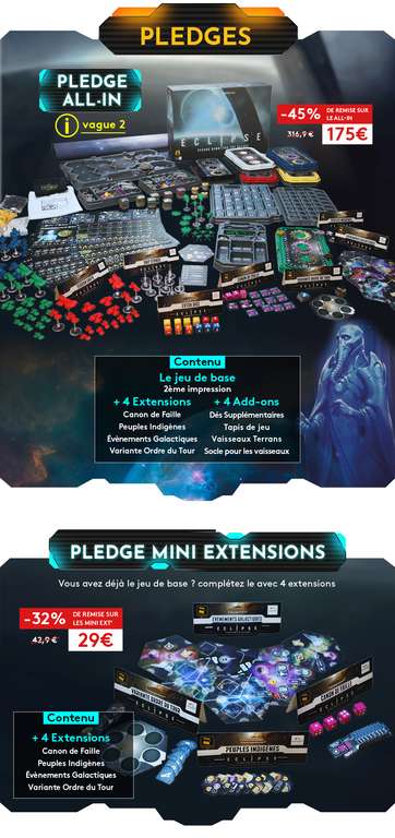 [Crowdfunding] Jeu de société Eclipse Second Dawn of the Galaxy Pledge All-in (gameontabletop.com)