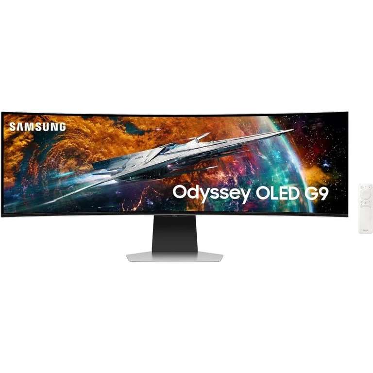 Moniteur gamer 49" Samsung Odyssey OLED G9, 5K Ultra HD, Smart TV, Wifi - Argent
