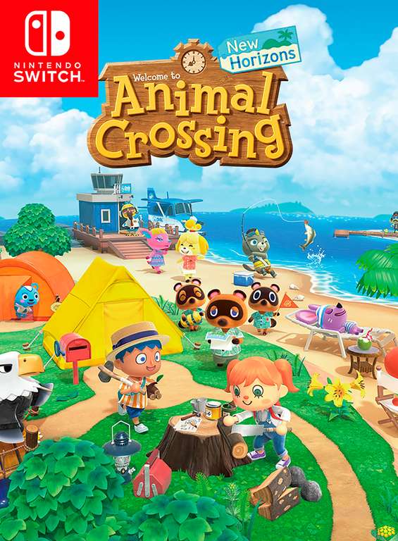 Console Nintendo Switch Lite Animal Crossing Edition limitée turquoise et corail (via 30€ sur la carte fidélité)