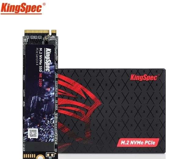 Disque dur interne SSD KingSpec M.2 512 PCIe - 1 To