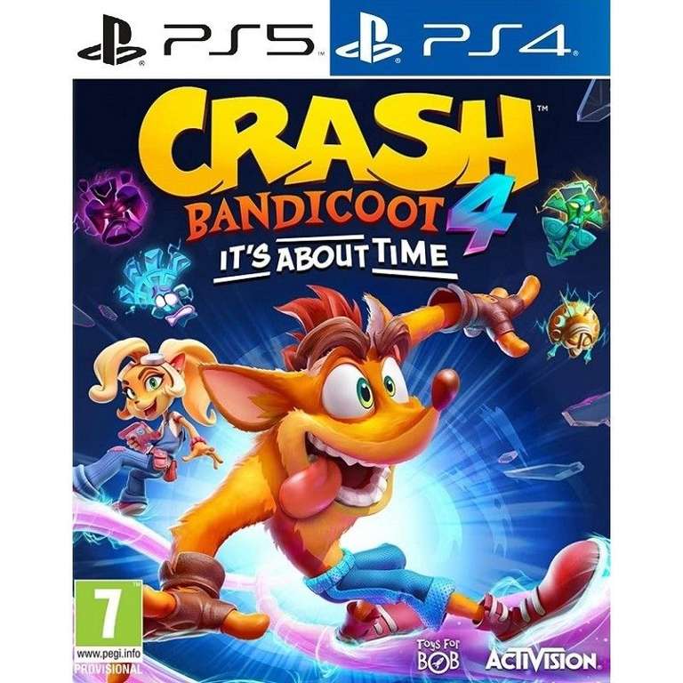 Crash Bandicoot 4 : It's About Time sur PS4 et PS5 (Magasins participants)