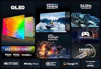 TV 65" TCL 65C745 (2023)-QLED, 4K, 144Hz, HDR Pro, Dolby Vision, FreeSync, HDMI 2.1, VRR/ALLM, Google TV (Via 127.35€ de reprise + ODR 150€)
