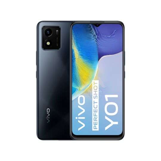 Smartphone 6.51" Vivo Y01 - 32Go, 3Go de Ram, Noir