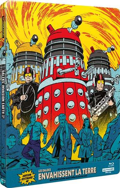 Blu-ray 4K Ultra HD - Dr Who et les Daleks Steelbook