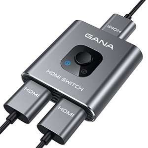 Switch HDMI Gana - Bidirectionnelle, 4K 60hz (Vendeur Tiers, via coupon)