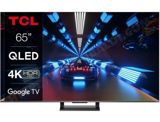 TV 65" TCL 65C731 - 4K UHD, QLED, 144 Hz, Google TV, HDMI 2.1 (Via ODR de 150€)