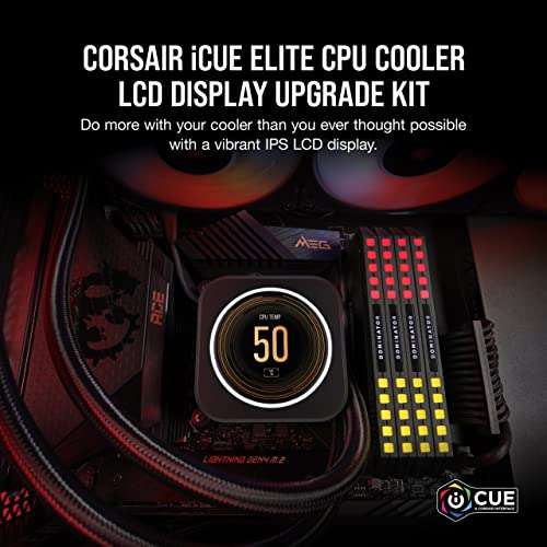 Ecran LCD Corsair iCUE Elite CPU Cooler LCD