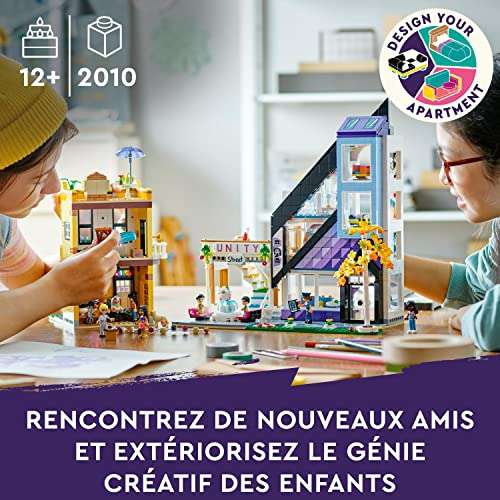 Jeu de construction Lego Friends 41732 - Les Boutiques de Fleurs et de Décoration (via coupon)